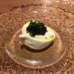 スガハラ - ブッラータチーズ + イタリア産キャビア