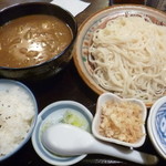 Mendokoro Oogi - '18/02/03 つけカレーうどん（税込830円）定食セット（税込100円）