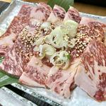 ジンギスカン肉焼 加トちゃん家 - 国産黒毛和牛A3焼肉(単品)￥1600