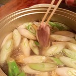 小料理野本 - 鴨しゃぶ