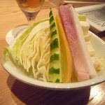 串揚げ&ワイン caratto - 生野菜