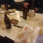 たまや - 飲み物が手元に･･･、宴会スタートです。