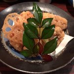 お宿のかくれ家 - アンコウの唐揚げ