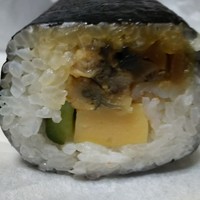 銀座 久兵衛 銀座本店 - 穴子、椎茸、エビ、玉子、きゅうり