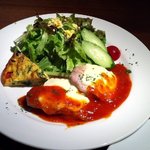 カフェ＆バーカロ イル ニード - リゾランチ 豚とモッツァレラの重ね焼き 850円