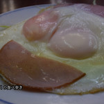 やしろ食堂 - ハムエッグ　２１０円