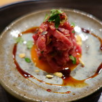 肉割烹 上 - ユッケ