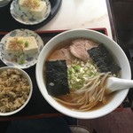 Ajino Yakata - ラーメンセット・麺大盛