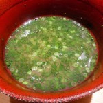 鮨 さいとう - シジミの味噌汁