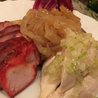 状元樓 横浜中華街本店 - 前菜の３種盛り。