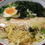 和風柳麺のアップ