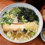 和風柳麺670円＋茶飯160円