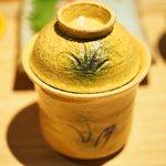 立場割烹 SSAW - 三種のかき揚げ丼 1000円 の茶碗蒸し