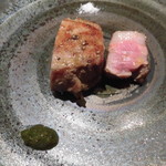 erre - （2）薪焼き野菜に熟成豚がついたランチ 2,500円