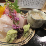 ふじ原 - 刺身盛り合わせ左