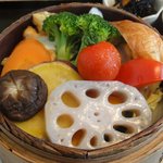 お気軽健康café あげは。 - 色合い鮮やかな温野菜