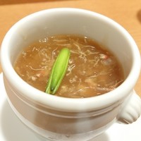 中国料理 天廣堂 - フカヒレと蟹餡の茶碗蒸し仕立て