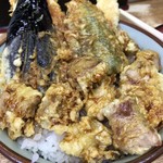 豊野丼 - まぐろ天丼