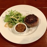 パブリックハウス ブラボー! - 肉肉ハンバーグ(800円)