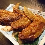 品川個室居酒屋 阿波尾鶏と焼き鳥 鳥心 - 秘伝！手羽先の唐揚げ（甘口）