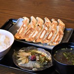 中華そば店 遠州 - 餃子定食12個