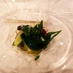 サーラ アマービレ - 穴子と九条葱のカルトッチョ トリュフ風味