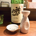 旬肴地酒 寅八 - 神亀（手造り純米酒　辛口）