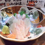 旬肴地酒 寅八 - いしだいの刺身（愛知伊良湖産）