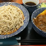 そば処 大吉田 - ミニかつカレー丼セット(冷) 740円