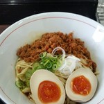 中華そば まる乃 - 和え麺〆ごはん付き味玉トッピング（800円＋100円）