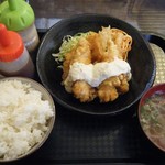 Karaage Wakou - チキン南蛮定食@713