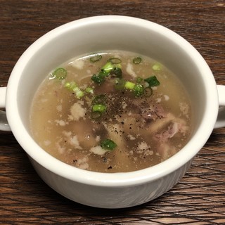 みどりや - 料理写真:見蘭牛入りテールスープ