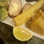 きすけ - 揚物・・・・・鶏ささみ～ﾁｰｽﾞ入り～＆お野菜