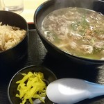 坂出 - 肉うどん定食