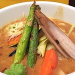 古奈屋 - 旬野菜のカレーうどん (1350円)