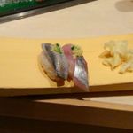 寿司 魚がし日本一 - イワシとアジ