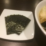 八雲 - トッピングの海苔（￥100円）