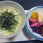 漬物がまた美味しい！