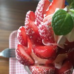 雪みるく - 雪みるくベリーのいちごパフェ