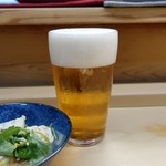 家庭料理 小川 - 生ビール