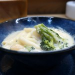 家庭料理 小川 - ホワイトソースマカロニ？