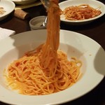 カニトマトクリームソース