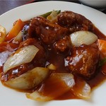 錦苑 - セットの酢豚