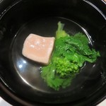 Kikkouya - 花菜と御所麩のお椀