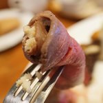 裏参道牛肉店 - 山わさび巻き