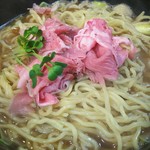 煮干ラーメンとローストビーフ パリ橋 - 煮干しラーメン(青)