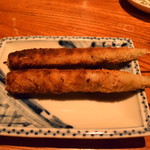 炭火割烹 蔓ききょう - つくね。