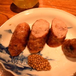炭火割烹 蔓ききょう - サルシッチャ。
