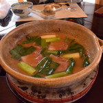 比良山荘 - 猪は豚に近いですね。