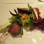 リストランテ サクラ - イタリア産馬肉の炙り　フリッコ　ふきのとうのクレマ